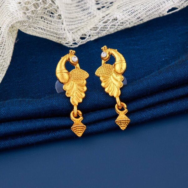 peacock style stylish earring