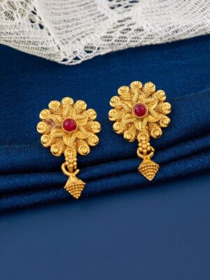 Elegant Ethnic Gold Earrings for Women